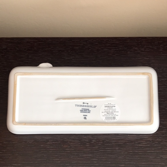 Threshold Stoneware Owl Tray / Serving Platter - Picture 7 of 12